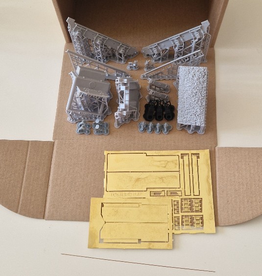 Stavebnice tendru BR57 krabička